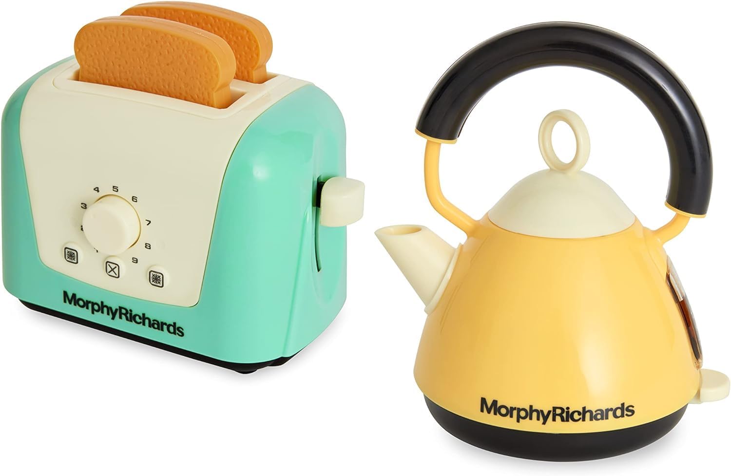 Casdon Morphy Richards Toaster & Kettle | Interactive Toy Toaster & Kettle for Children Aged 3+ | Looks Just Like The Real Thing for Endless Fun!