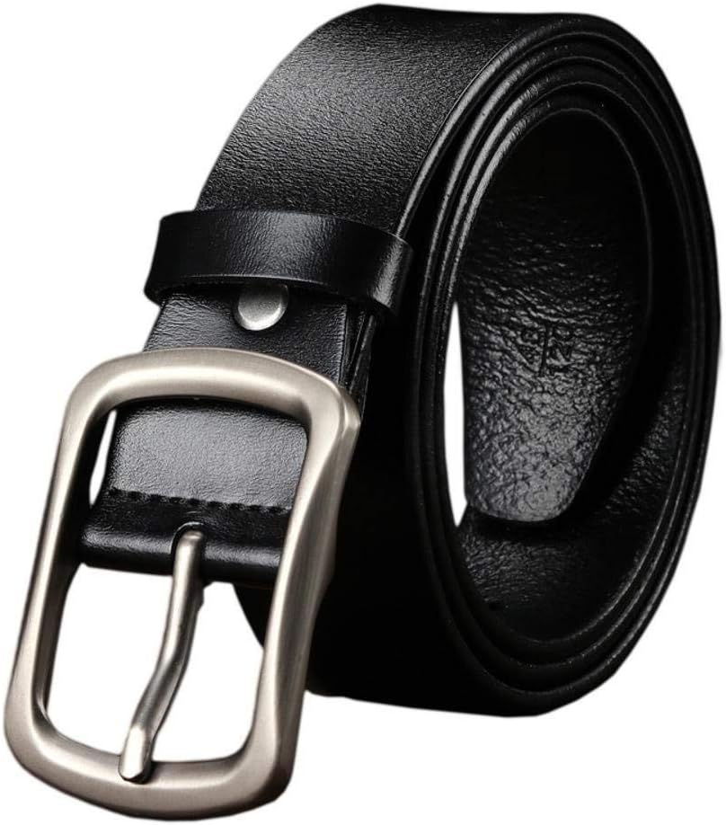 Men'S Pin Buckle Leather Belt Buckle Pin Gifts For Men Belt Neutral Vintage Fas