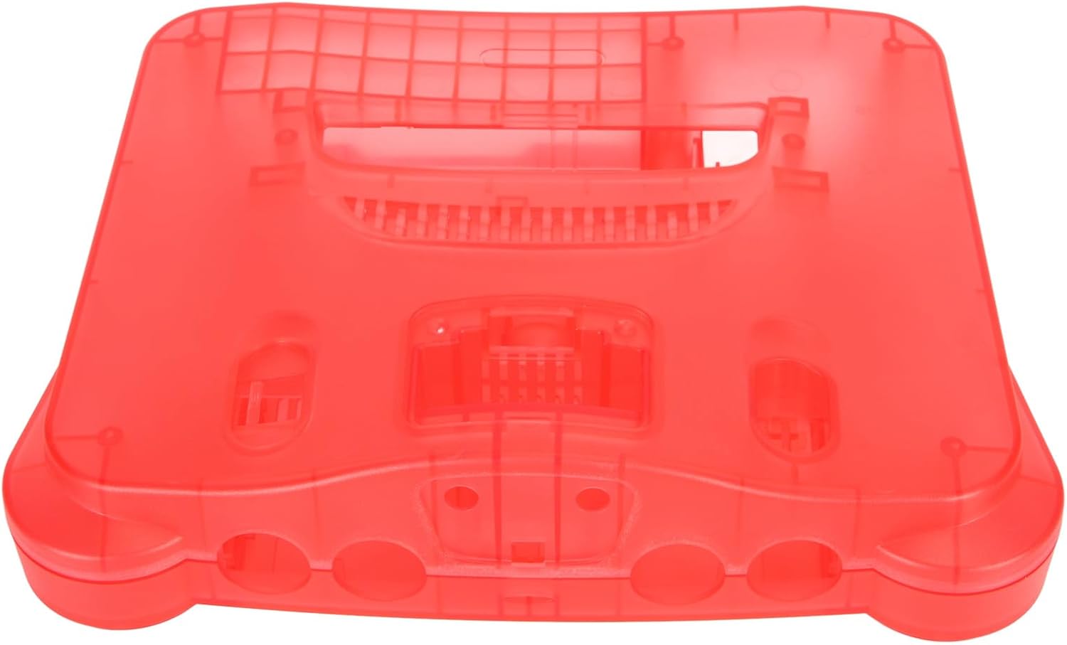 Qcwwy Video Game Accessories Transparent Case Thickened Easy Installation Retro Video Game Console Case with Reset for Game Console Accessories Retro Video Game Console (Translucent