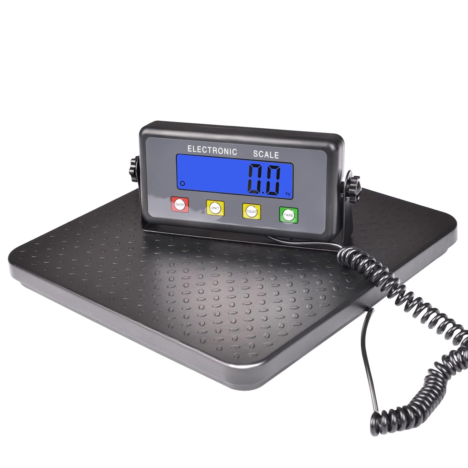 Surmountway High Accurate Shipping Scale with Anti-Slip Platform, 660lbs Heavy Duty Scale for Packages with Hold/Tare/Timer Function, Portable Postal Scale for Warehouse/Super Market/Postoffice/Home