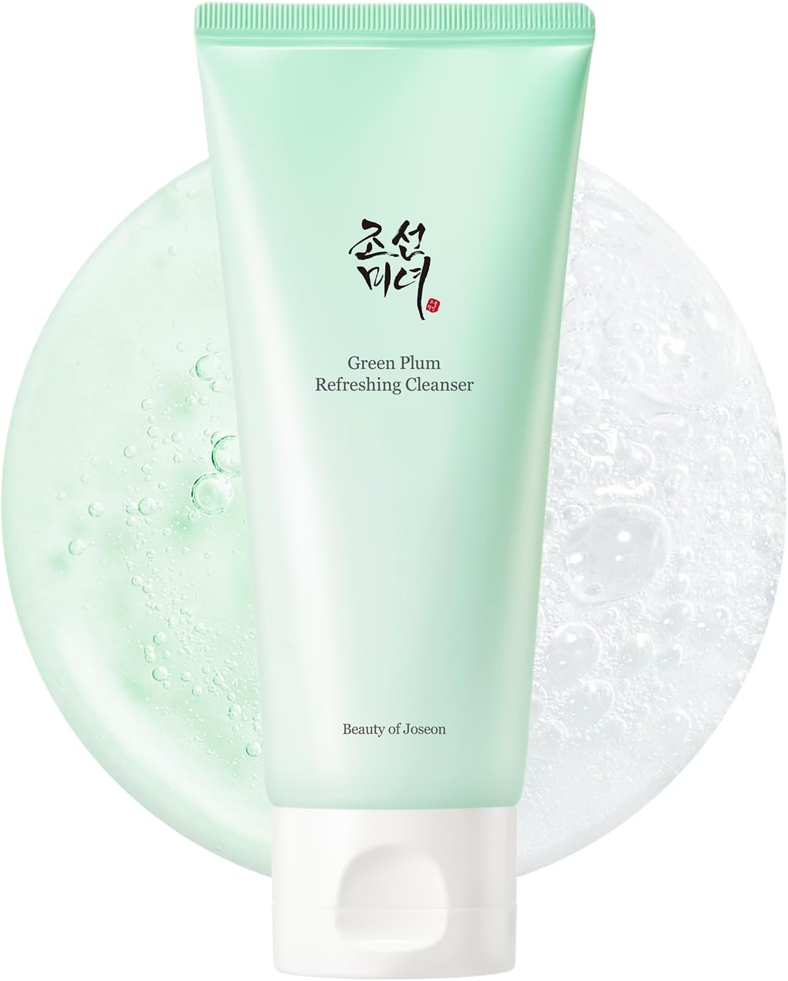 Beauty of Joseon Green Plum Refreshing Cleanser Plum Water + Mung Bean Extract | Daily Korean Skincare Face Cleanser for All Skin Types, pH-Balanced and Non-Drying 100 ml, 3.38 fl. oz.