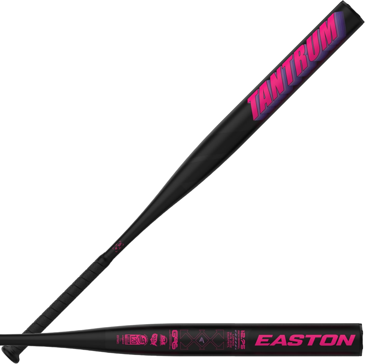 Easton | 2025 | Tantrum Slowpitch Softball Bat | USSSA | 12.75" Barrel | Loaded | 1-Piece