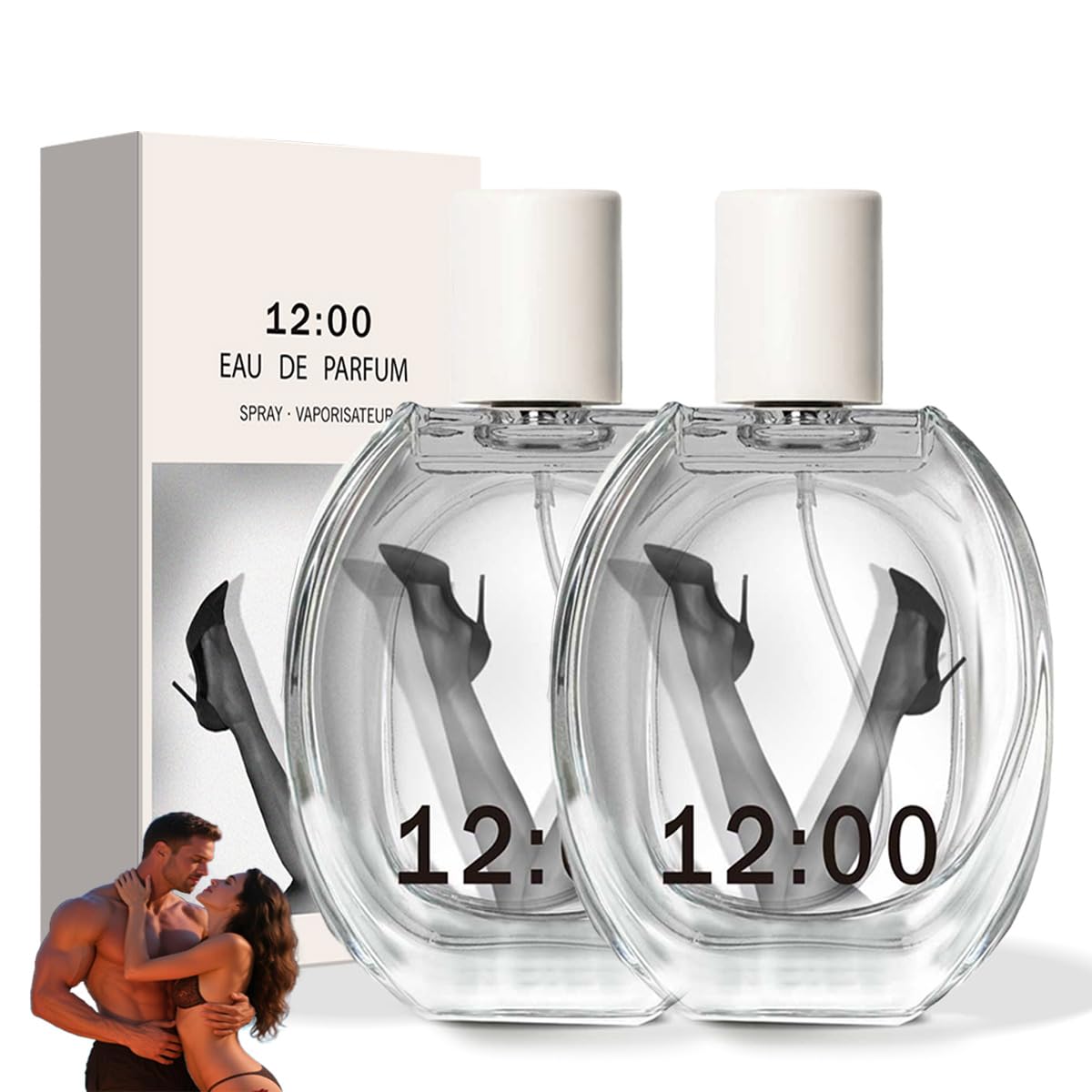 2-pack Alpha Attract Long-Lasting Pheromones Cologne perfume for men & woman，Unisex Travel Essential Oil pure instinct Perfume - 1.69 FL.OZ TSA Ready to Attract Men & Women