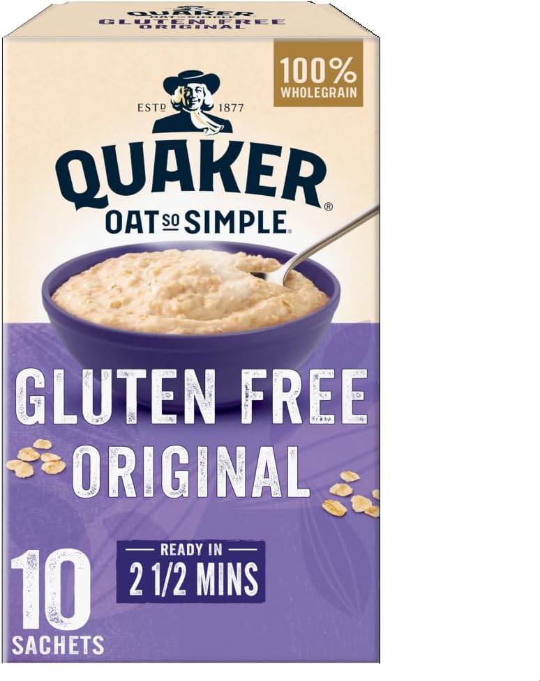 Quaker Oats So Simple Gluten Free Porridge Sachets, 10 x 35 g