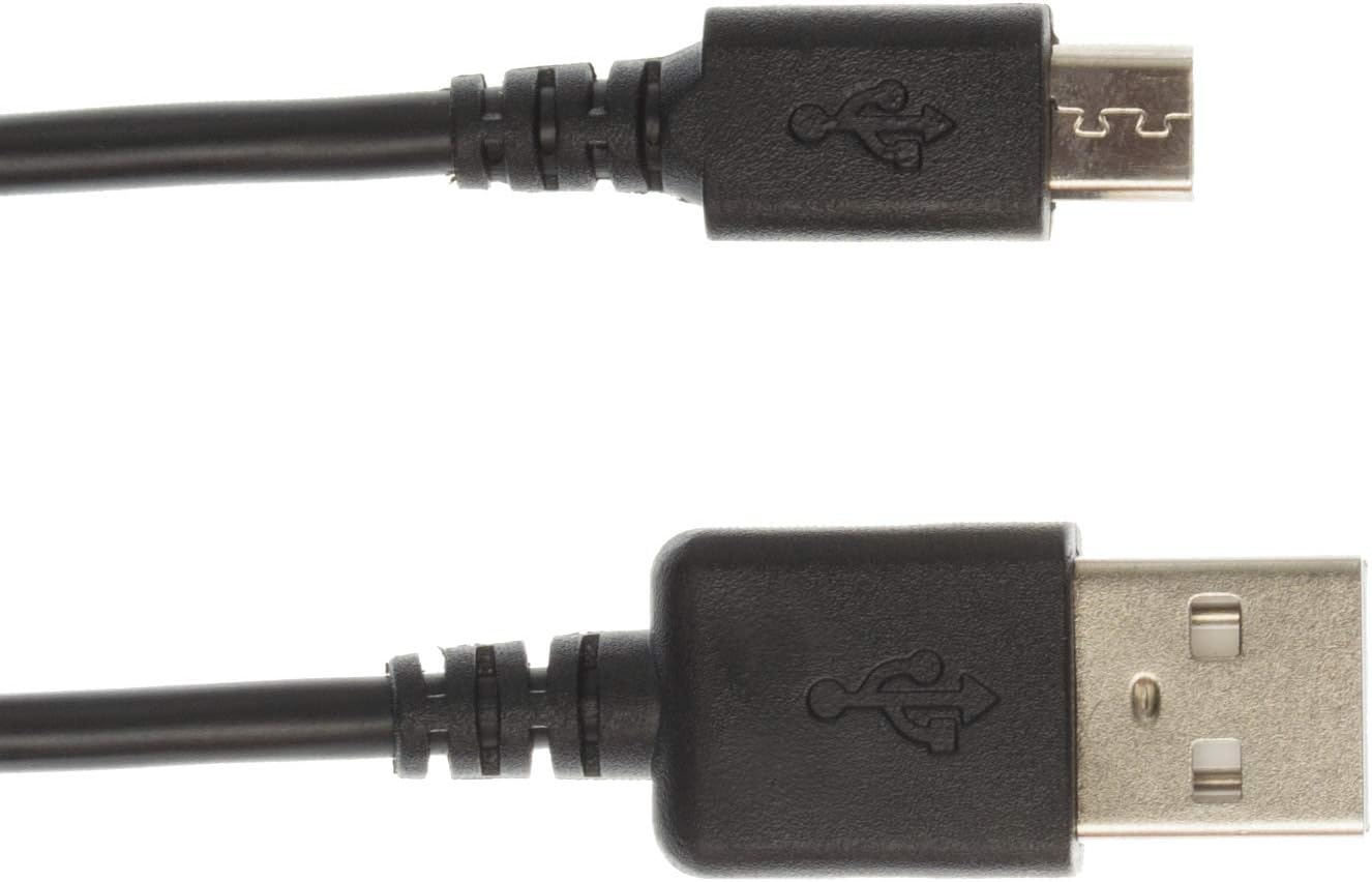 Kingfisher Technology - 90cm Black USB Charger Charging Power and Data Sync Cable Adaptor (22AWG) Compatible with Alcatel One Touch Pixi 3 (7) 8055 Tablet