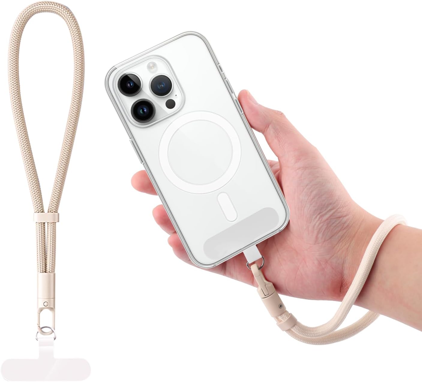 BOXOB Phone Wrist Strap, Phone Lanyard Wrist Comfortable Cellphone Lanyard with Tether Tab for iPhone and Most Phone Case