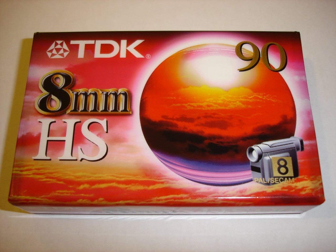 TDK 8mm P5 90 HS Blank Tape PAL/SECAM (1 x 90min. Tape)