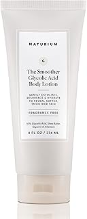 Naturium The Smoother Glycolic Acid Body Lotion, Resurfacing & Exfoliating Treatment, with 10% Glycolic Acid, 8 oz