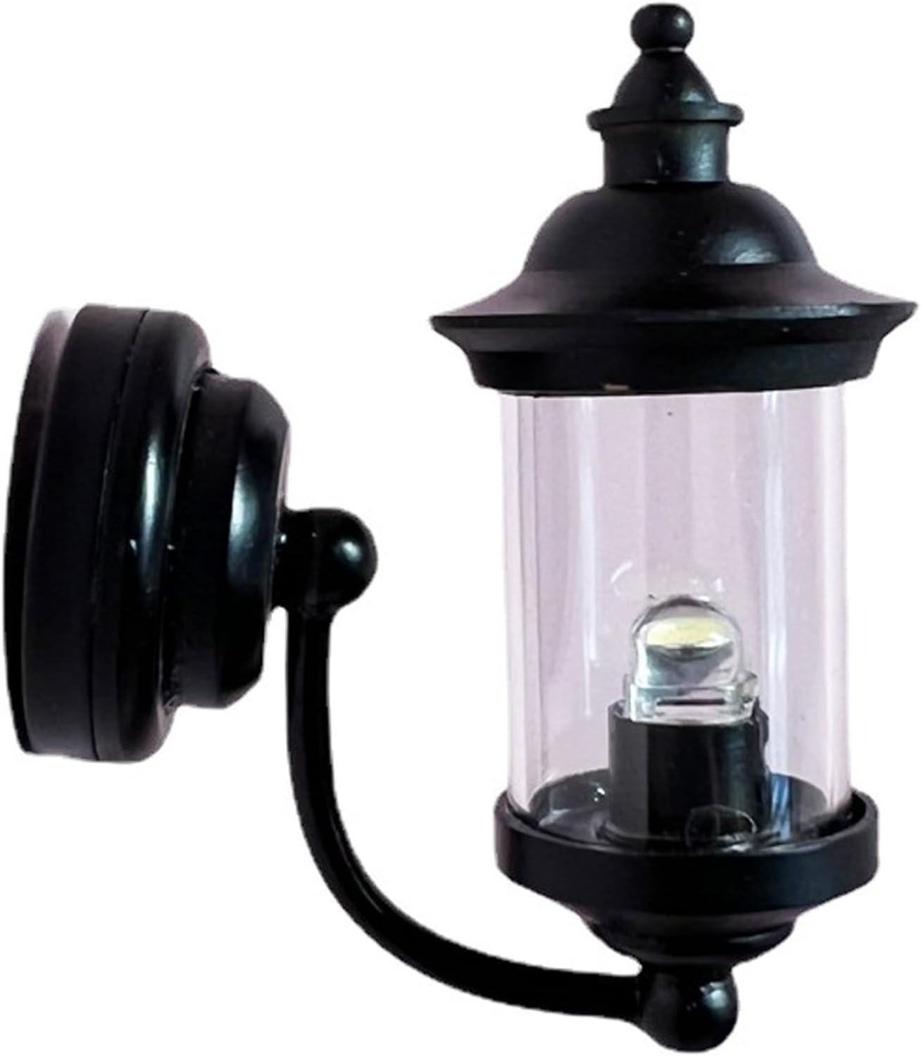 SWEETBIUTI Doll House Lights, 1:12 Scale Dollhouse Lighting with with Switch Metal Base, Battery Operated Dollhouse Chandelier, Wall Mounted Miniature Lamp with Magnet