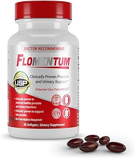 Flomentum® Saw Palmetto for Men Prostate Supplement | Prostate Support Supplement for Men's Health | USP Verified - Healthy Urinary Flow & Urinary Function - 320mg Once Daily (30 Count)