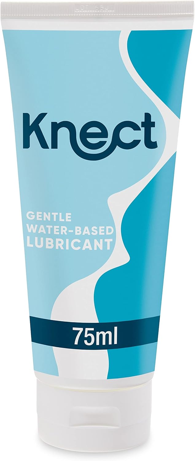 Knect Personal Water Based Lube 75ml, Fragrance Free, Safe for use with latex and polyisoprene Condoms, Non Staining Personal Lubricant, Easy to Rinse off