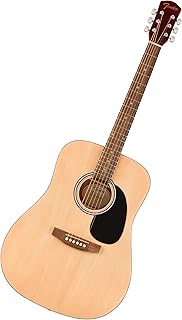 Fender FA-25 Dreadnought Acoustic Guitar, Beginner Guitar, with 2-Year Warranty, Includes Free Lessons, Natural