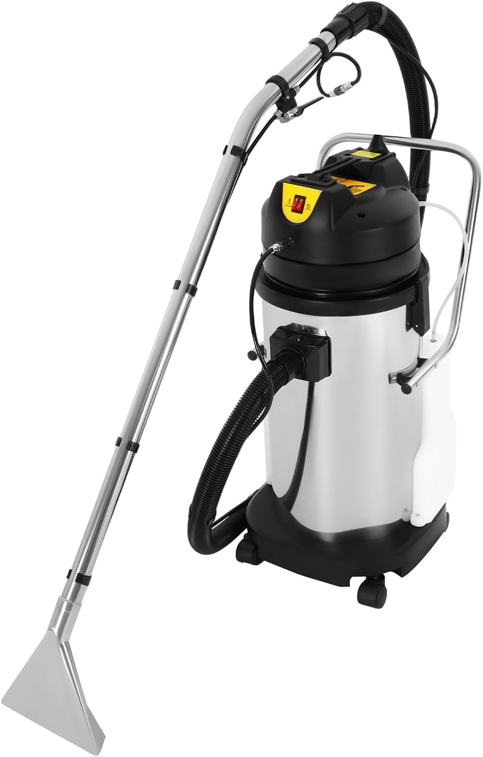 Professional Carpet Cleaner Machine - 40L Water Tank, 3-in-1 Carpet Shampooer with Vacuuming/Spraying Functions, 230mbar Suction - Stainless Steel Upholstery & Carpet Cleaner for Home, Hotel, Office