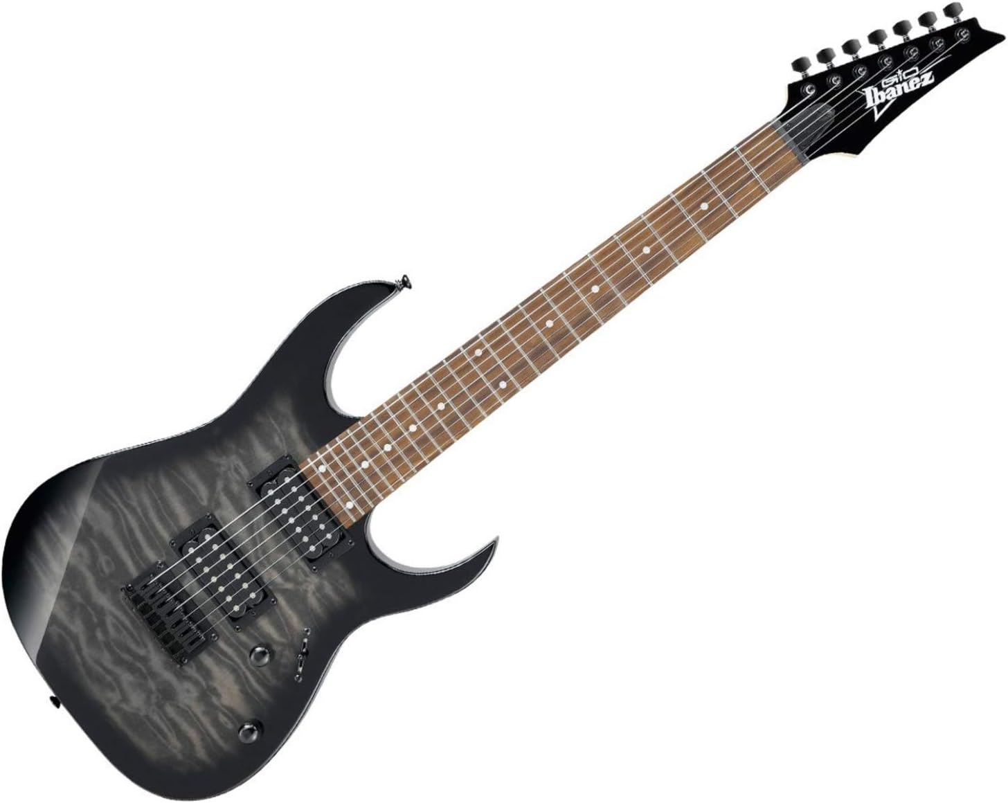 Ibanez GRG7221QA-TKS Gio (Transparent Black Sunburst) - Electric Guitar