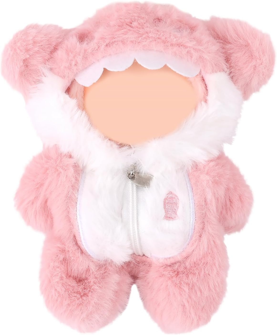 Tinoaly Clothes for Doll, Cute Pink Shark Plush Toy Clothes Stylish Outfit Accessories for 6.7in Doll Decoration Display (Cloth Only)