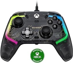 GameSir Kaleid Wired Controller for Xbox Series X|S, Xbox One,Windows 10/11 & Steam, Plug and Play Gaming Gamepad, Transparent Video Game Controller with Hall Effect Joysticks/Hall Trigger