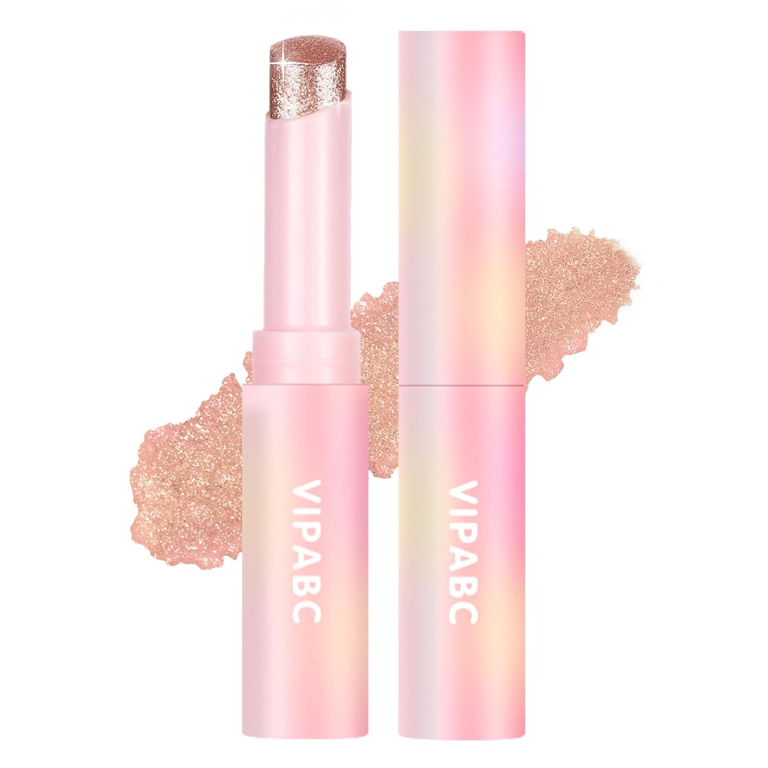 Crystal Jelly Glaze Eyeshadow Stick: Long Lasting Glitter Eye Shadow - Lightweight Highlighter Stick - Shimmering Skin Makeup for Eye, Body, Lip and Leg (05 Aura Blitz)