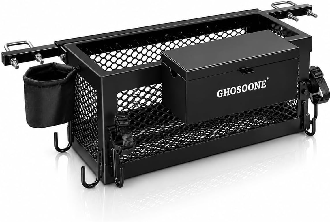 Heavy Duty Tractor Tool Box 24"x10"x10" Multi-Function Tractor Accessories