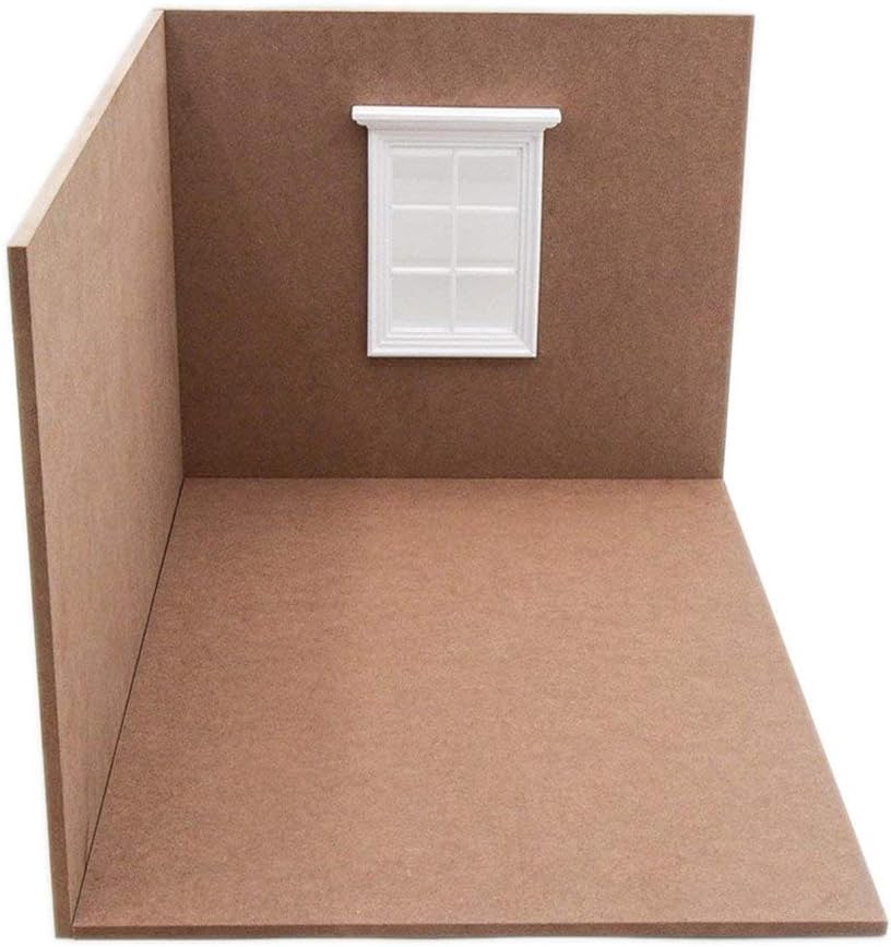 Odoria Miniature Corner Room Box Dollhouse Accessories