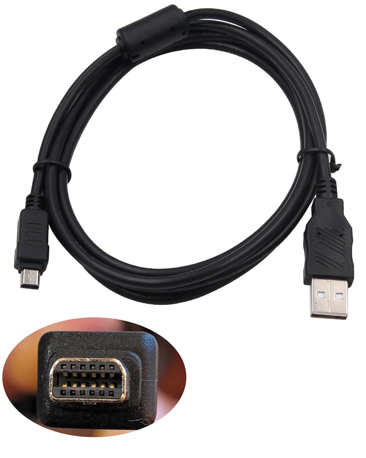 5Ft for Olympus Camera Charger Compatible with Olympus Tough TG-310, TG-320, TG-610, TG-810, TG-820, TG-835, TG-850, TG-860,TG-870 Camera，Replacement for CB-USB5 CB-USB6 USB8