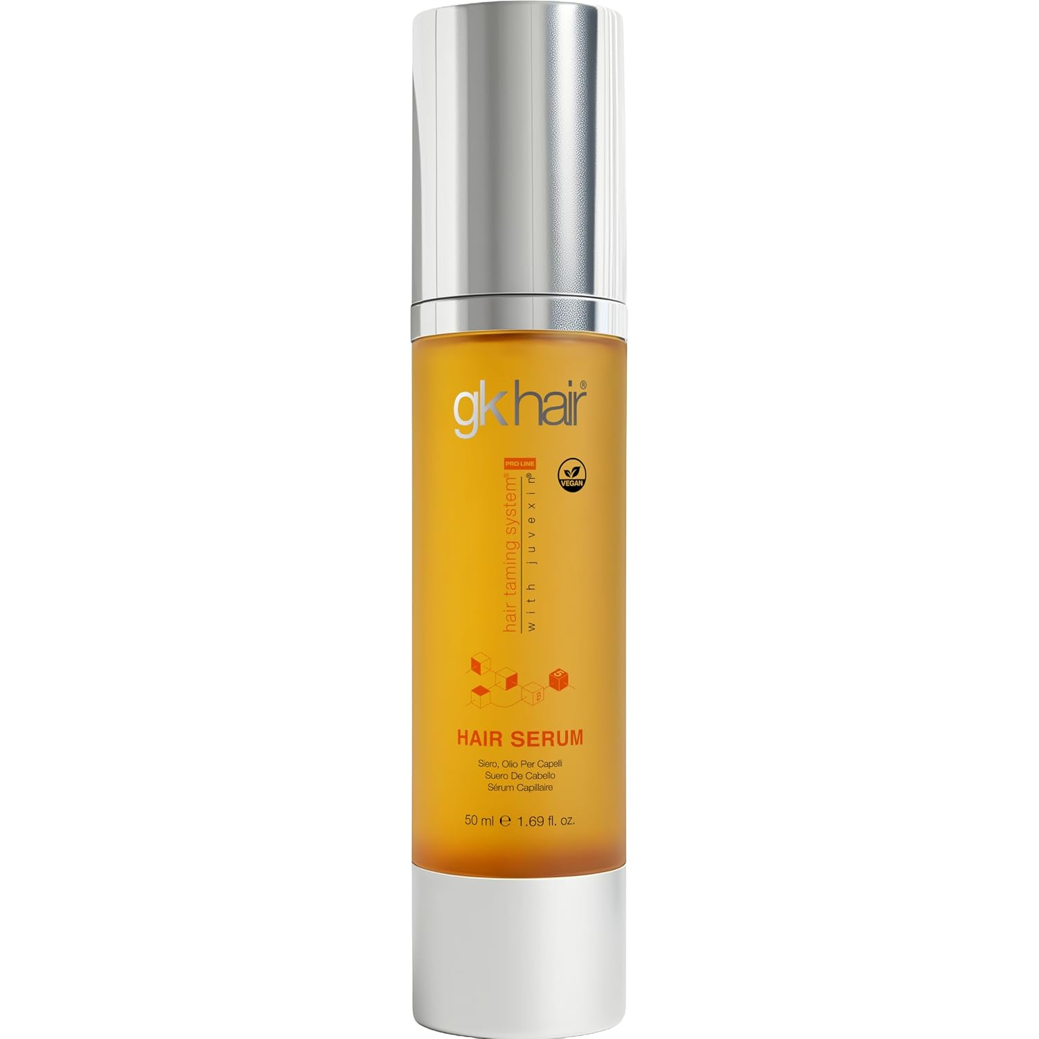 GK HAIR - Hair Oil Serum 1.69 Oz - Smooth Frizz Control & Shine Enhancement - Dry, Frizzy, Damaged & Dull Hair - Argan Oil Hair Serum with Plant Based Protein and Natural Silicones Lightweight Finish