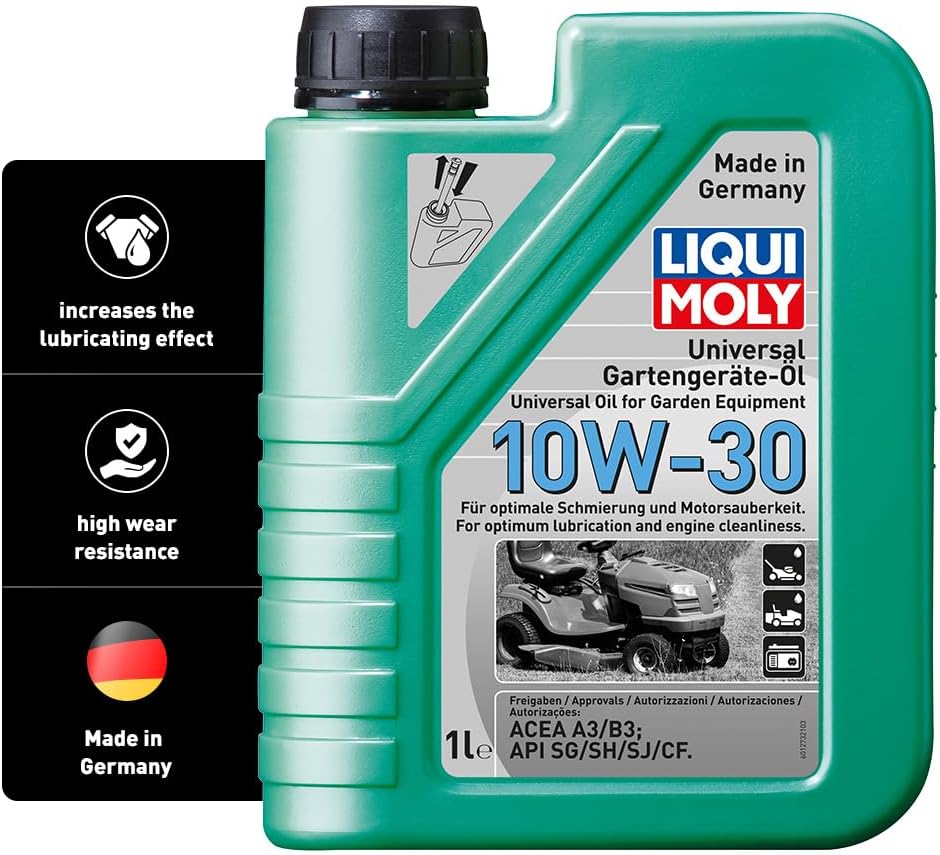 LIQUI MOLY Universal Oil for Garden Equipment 10W-30 | 1 L | Mineral motor oil | SKU: 1273