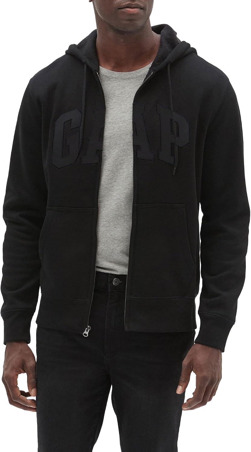 GAP Men's Heritage Logo Full Zip Hoodie