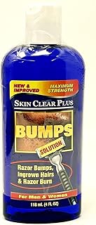 Skin Clear Maximum Strength Bump Solution - Razor Bumps & Burns - Ingrown Hair 4oz - Tend to Your Skin Without Leaving Dark Spots