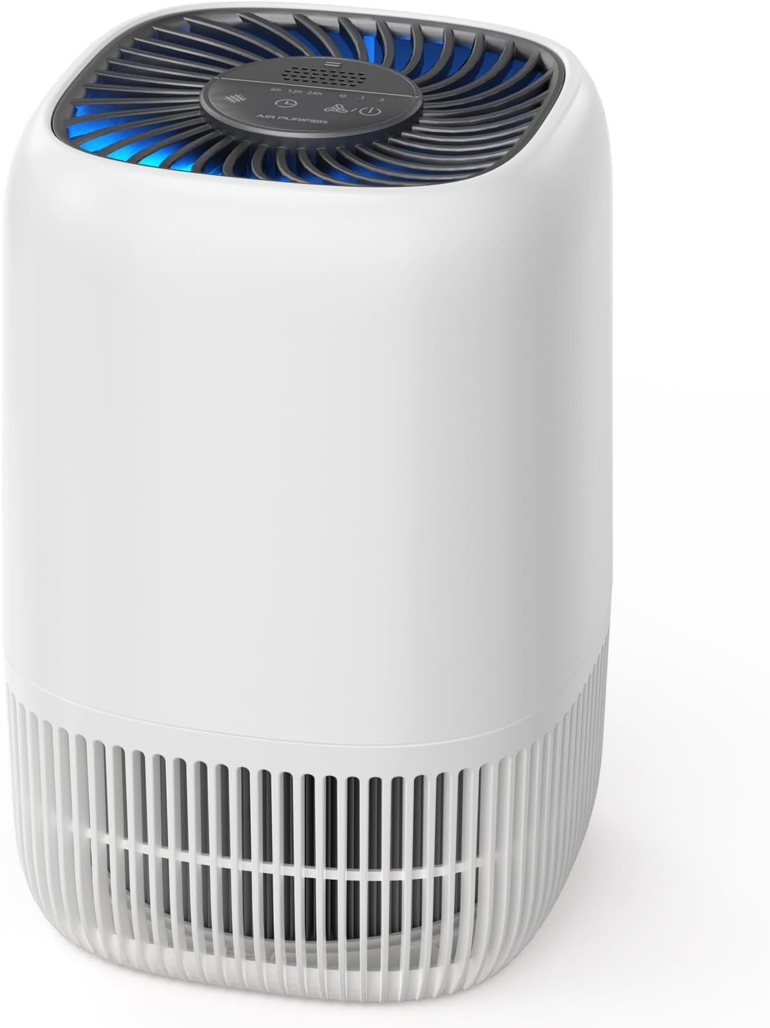 AROEVE Air Purifier for Bedroom with H13 HEPA 3-stage Filter, 5W Energy Consumption, Quiet 22db with Aroma, Tackles Pollen, Smoke, Pet Fur, VOCs, White