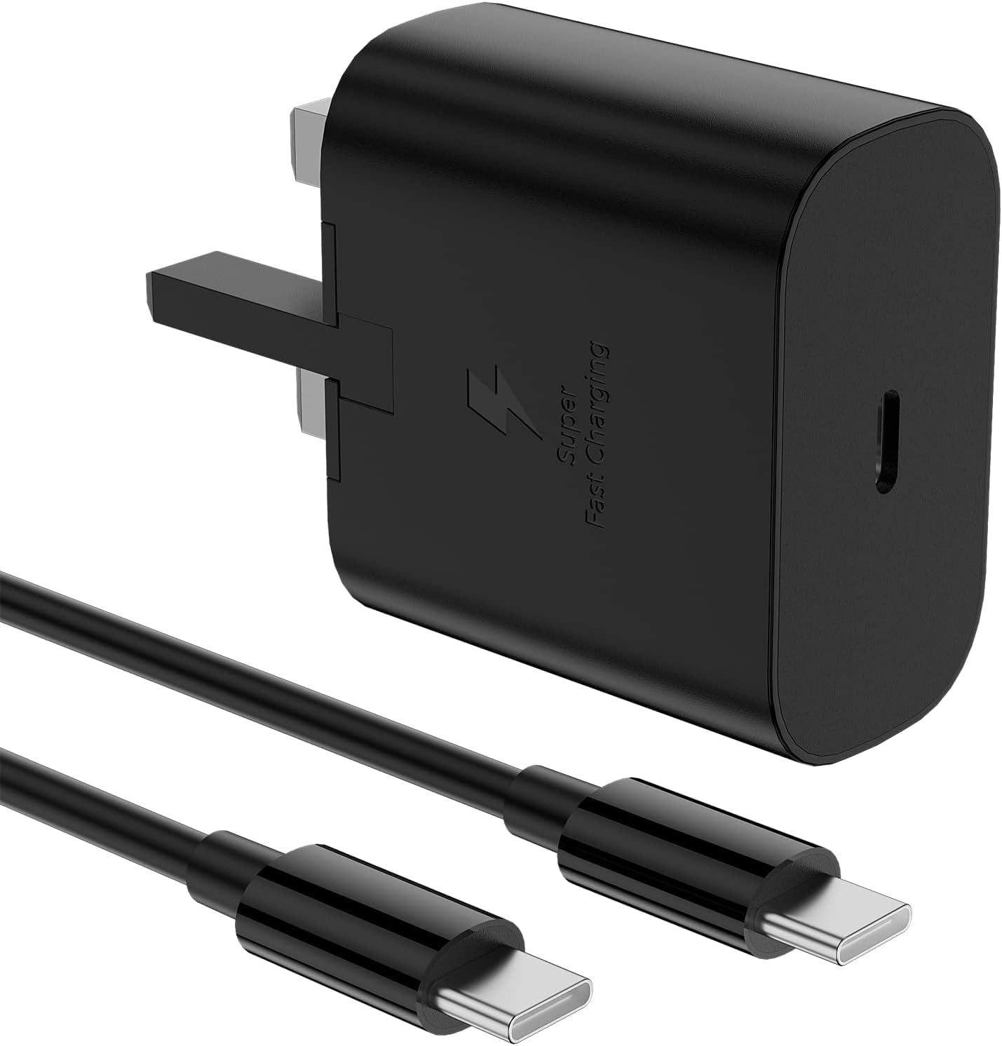KP TECHNOLOGY 25W Fast Charger for Honor MagicPad 4 / MagicPad 3, 2 / Honor Pad X7 / Pad 10 / X9a / V9 / X8a / 9 / X9 / 8 / X8, (Charging Cable + PD Plug) Power Delivery Charger (BLACK)