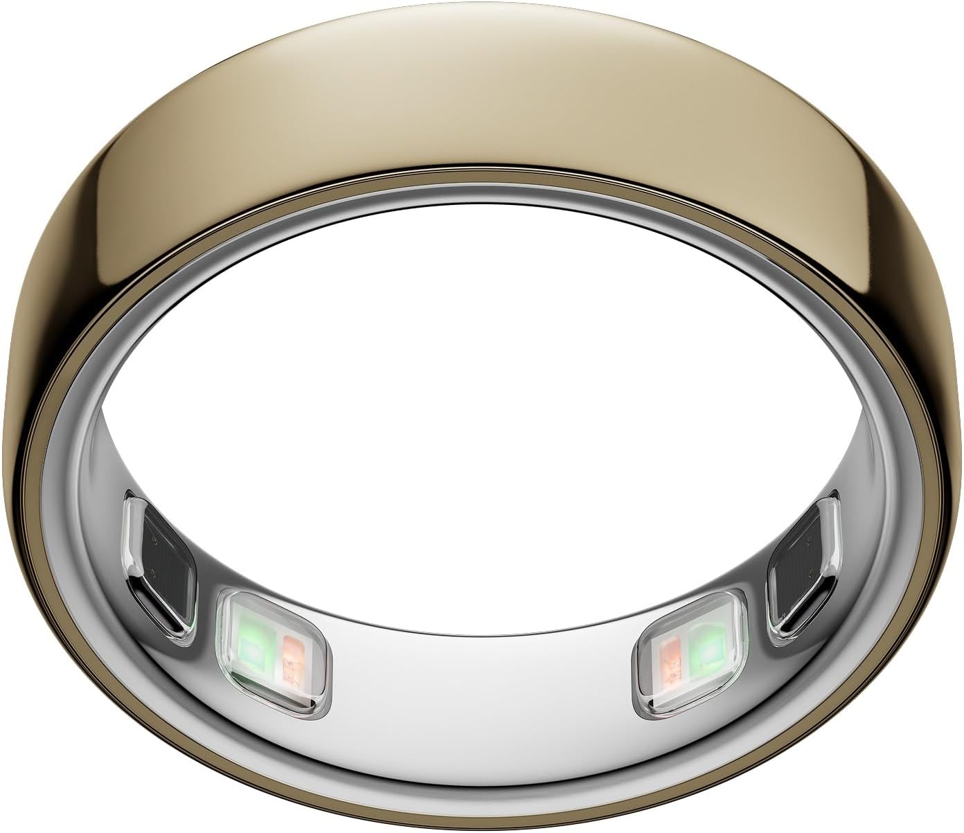 Oura Ring 5 - Gold - Size 6 - World’s Smallest Smart Ring - Sleep, Activity, Women’s Health, AI Advisor, 1 Week of Battery Life, Size Before You Buy, Android & iOS Compatible
