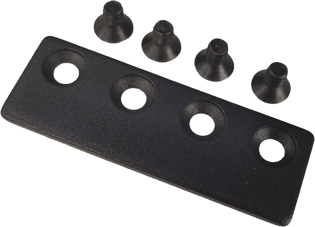 Sliding Barn Door Track Connector Black