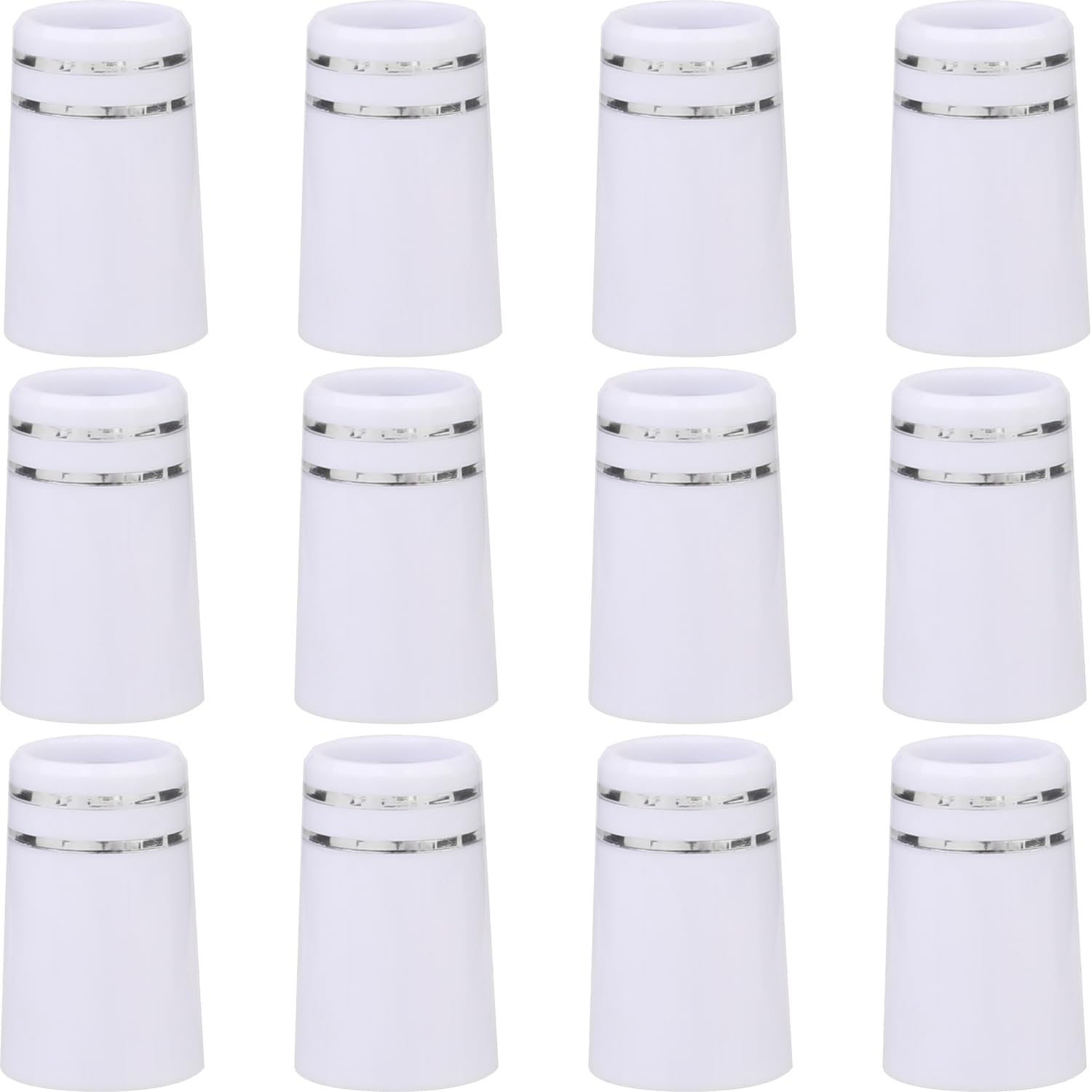 SummerHouse Golf Iron Ferruls Solid Color Black Red Blue Orange with Double Chrome Ring for 0.355'' Tapered 0.370'' Parallel Graphite Steel Shaft