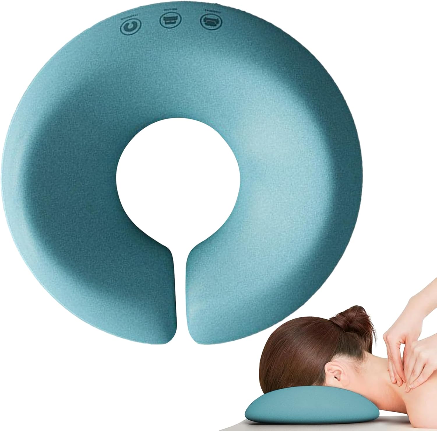 Ahuuen Face Cushion For Massage | Massage Table Face Cradle Pad | Prone Pillow Massage Headrest | Ergonomic Face Cradle Cushion | For Massage Face Cradle For Spa, Salons, Massage