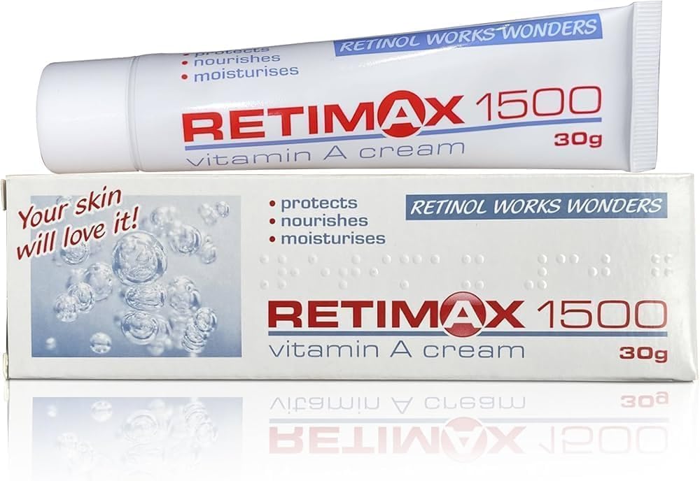Retimax 1500 Vitamin A, Retinol, Protective Ointment, Anti-Ageing Anti-Wrinkles Cream for Sensitive & Dehydrated Skin - 30g