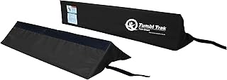 Tumbl Trak Air Barrel Cradles (Cradles Only) - Use w/All Inflatable Gymnastic and Cheer Air Rollers, Black