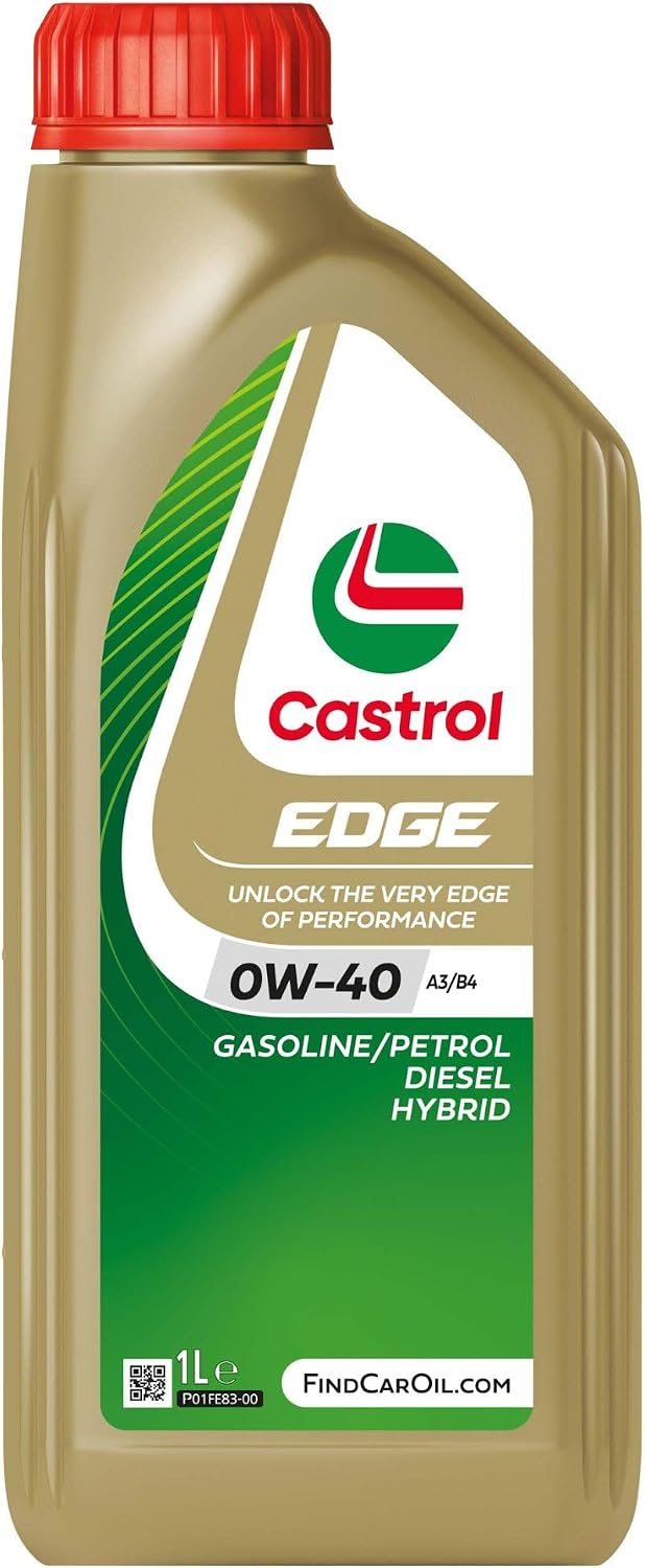 Castrol EDGE 0W-40 A3/B4 Advanced Full Synthetic Engine Oil, 1L