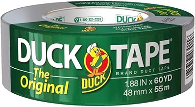 The Original Duck Brand Duct Tape, 1-Pack 1.88 Inch x 60 Yard, Silver (394475)