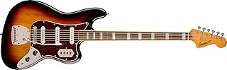 Squier 6 String Bass Guitar, Right, 3-Color Sunburst, Full (374580500)