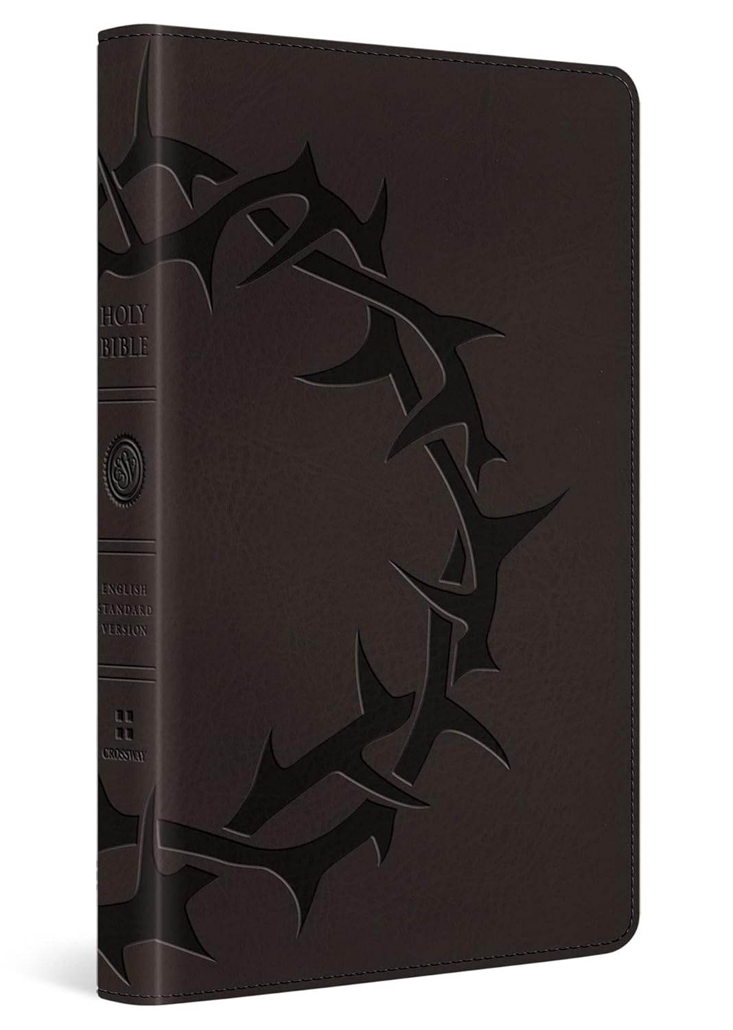 ESV Thinline Bible (TruTone, Charcoal, Crown Design): English Standard Version, Charcoal, Crown Design, Red Letter, Thinline Trutone