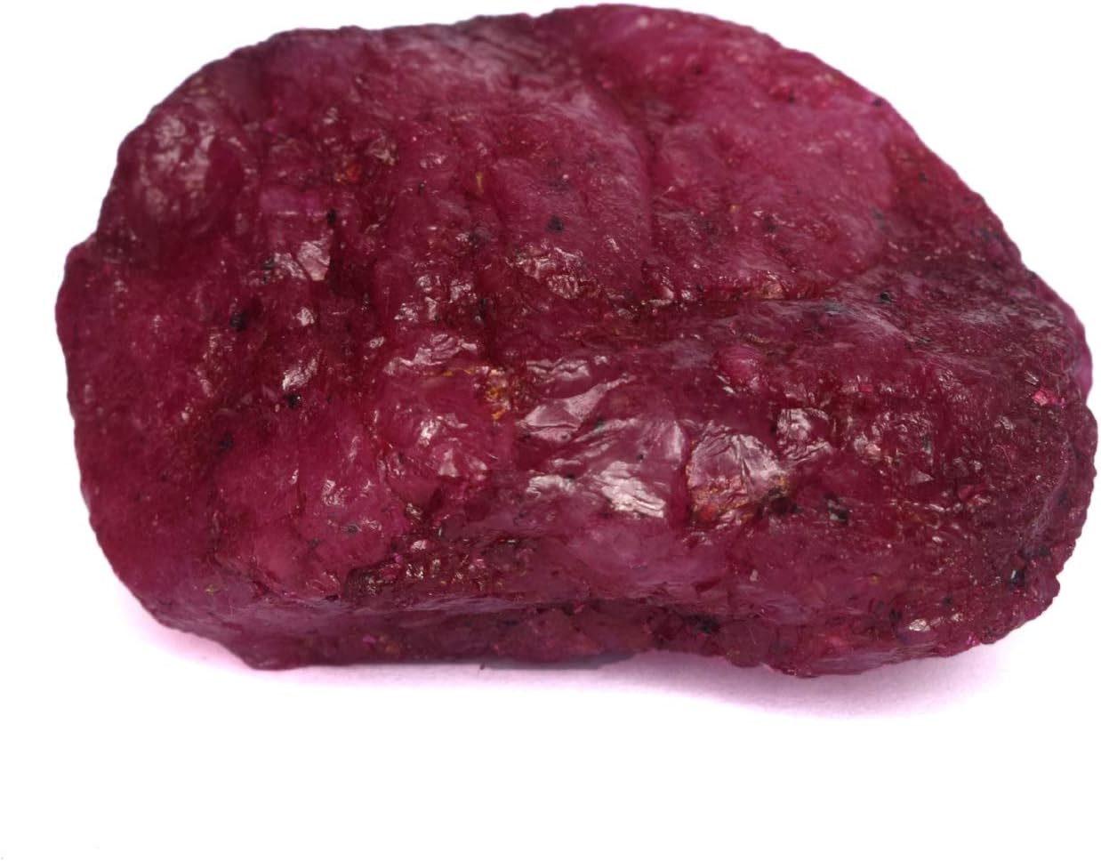 GEMHUB Gemstone Beads Natural Raw 310.50 Carats EGL Certified Rough Red Ruby Wire Wrapped Rough Gemstones for Jewelry