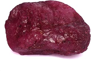 GEMHUB Gemstone Beads Natural Raw 310.50 Carats EGL Certified Rough Red Ruby Wire Wrapped Rough Gemstones for Jewelry