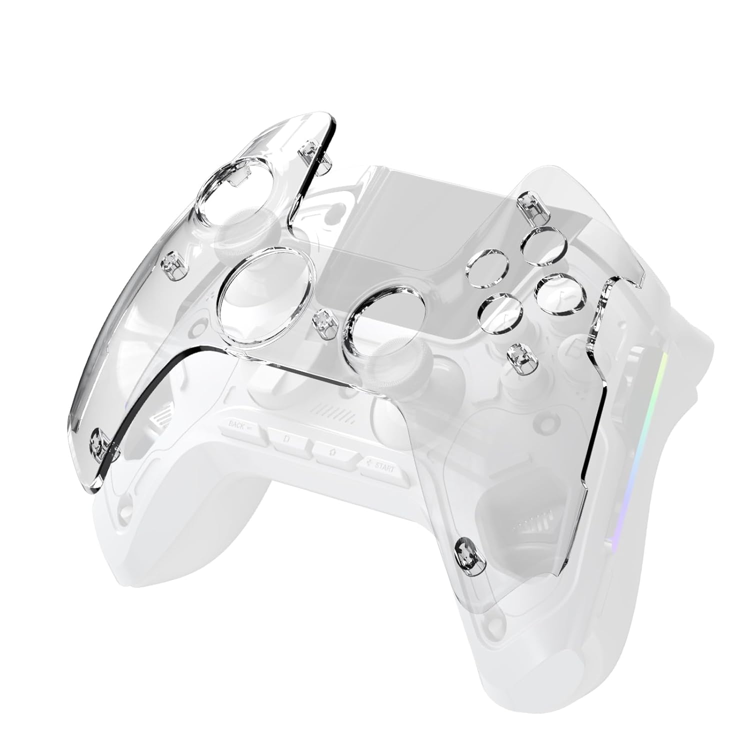 Manba Magnetic Cover One Interactive Screen Wireless Gaming Controller (Clear)