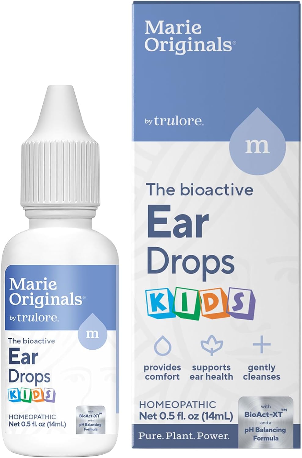 Marie Originals Kids Ear Drops, Gentle Ear Care for Children, Gentle Formula Supports Ear Comfort & Balance, Daily Cleansing Drops, 0.5 fl oz
