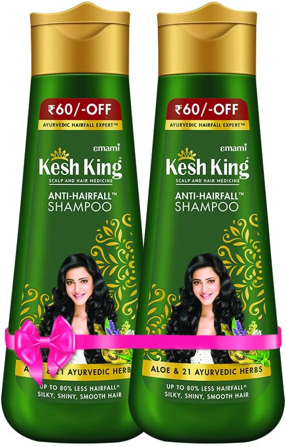 Kesh King Scalp and Hair Medicine Shampoo, Pack Of 2, 340 ml