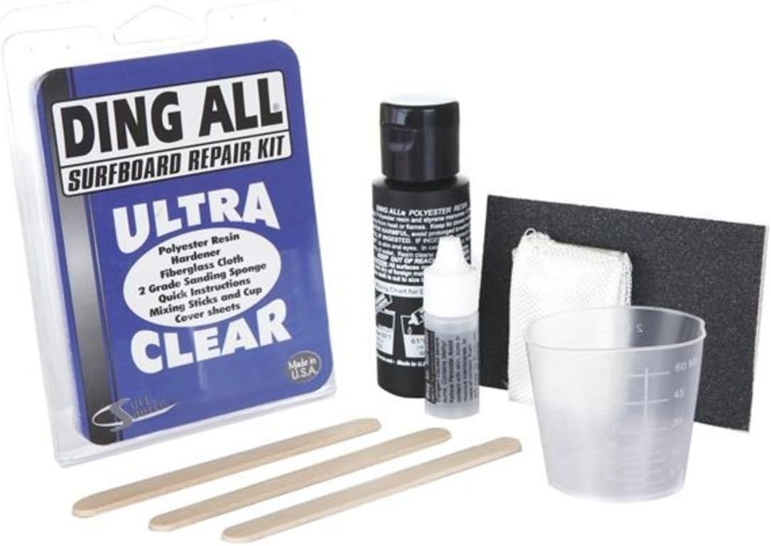 Ding All Surfboard Repair Kit - Clear