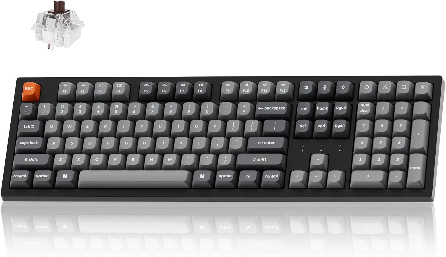 Keychron K10 Max QMK Wireless Custom Mechanical Full-Size Keyboard