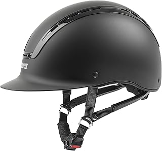 uvex suxxeed Active Horse Riding Helmet for Women & Men, Black, XXS-S - Adjustable & Excellent Ventilated Helmet