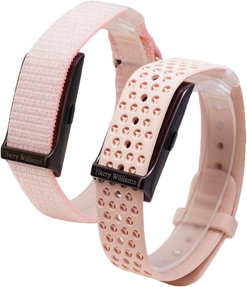 Smart Health Wristband, Screenless Wearable Activity & Fitness Tracker 24/7 Health Monitor, 100+ Modes Smart Bracelet, Improve Sleep, Stress, Wellness, Heart Rate Tracking for Women Men (Pink)
