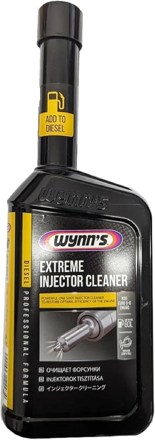 WYNNS Professional Diesel Injector Cleaner - One-Tank Solution for Optimal Fuel System Performance - Cleans & Lubricates Injectors - Improves Fuel Economy & Engine Efficiency - 500ml